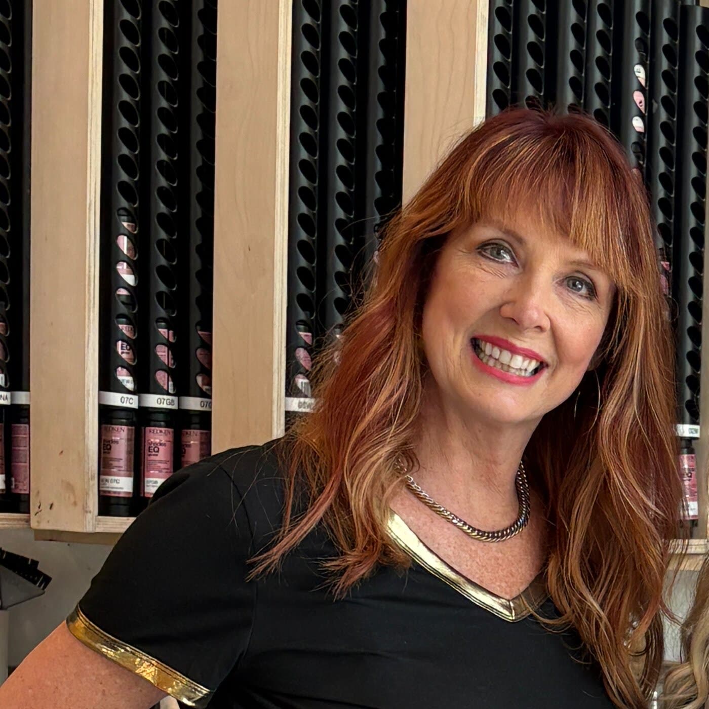 Lori Fudens, owner of White Sand Salon, in her Clearwater salon